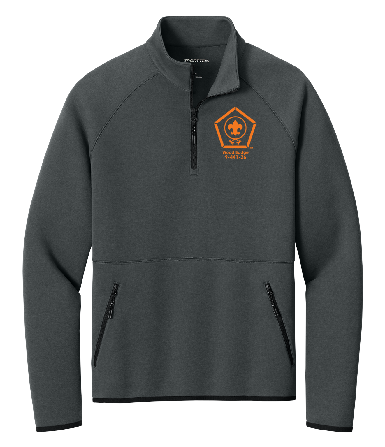 Wood Badge 1/4 Zip